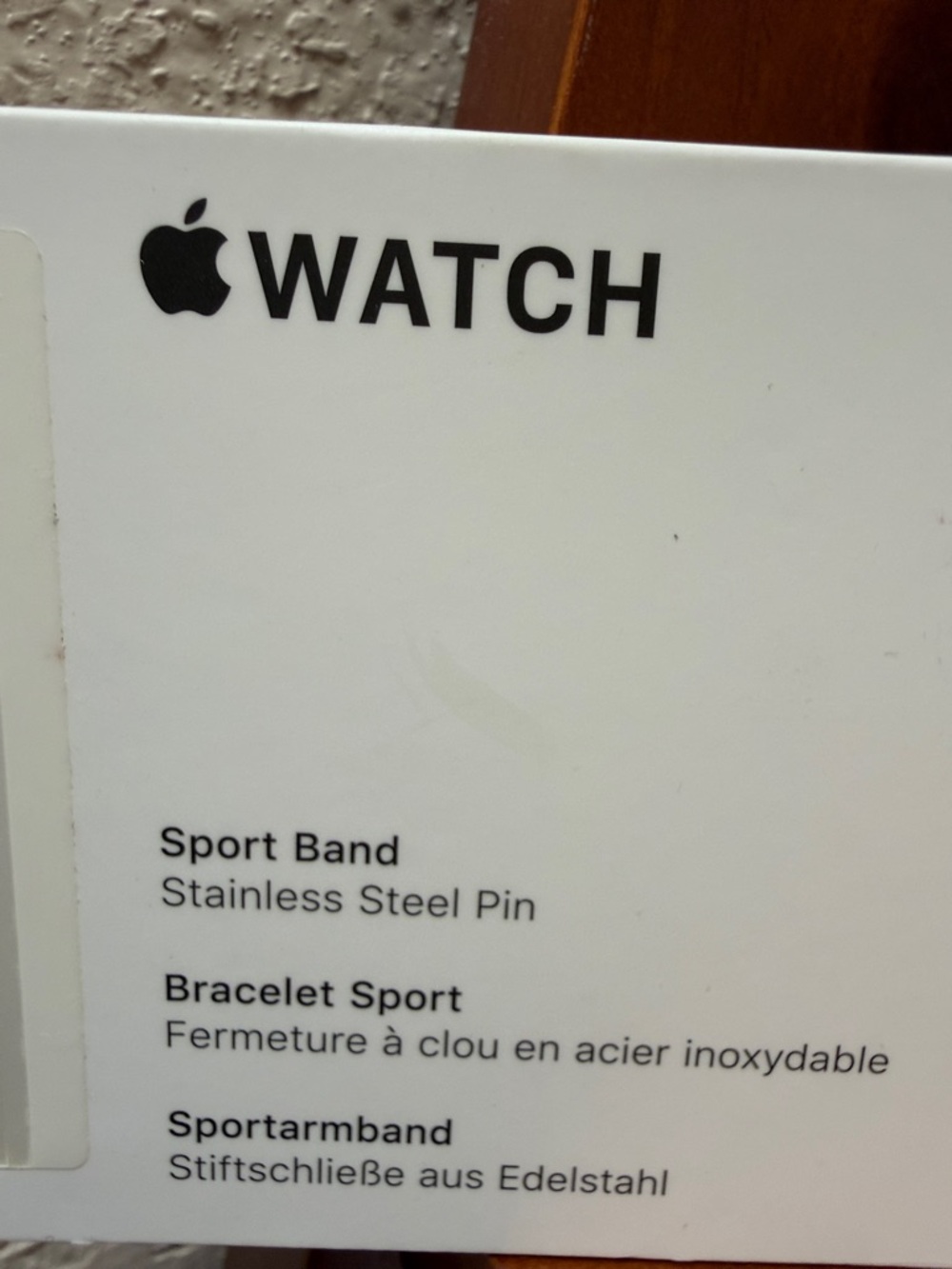NEW…Unopened Package Apple Watch Black Sport Band 40 MM …